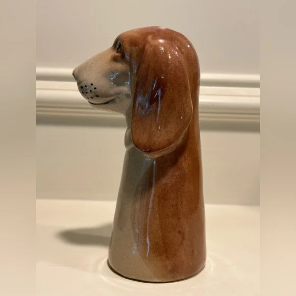 Anthropologie Stoneware Dog Vase - Beagle - Picture 4 of 9
